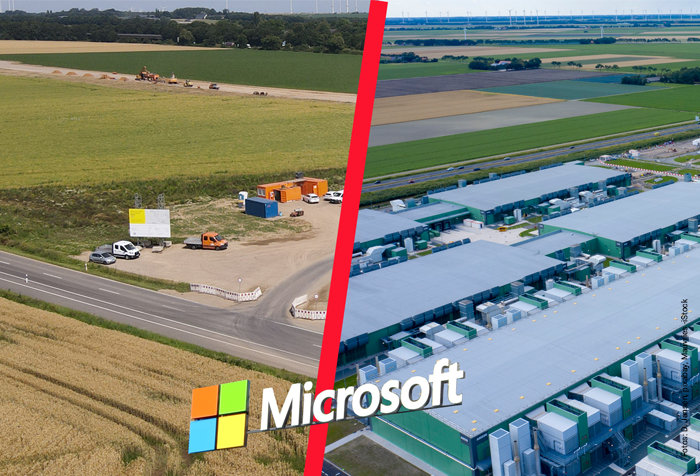 In Bedburg will Microsoft auf 20 Hektar Fläche ein Rechenzentrum bauen. 